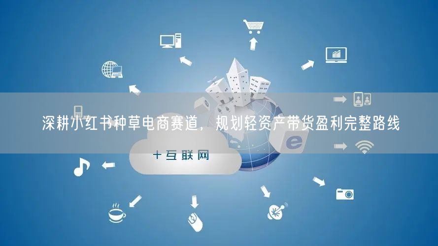 深耕小红书种草电商赛道，规划轻资产带货盈利完整路线