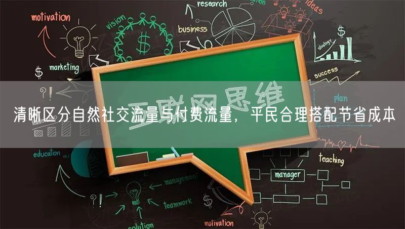平民营销必知：自然社交流量与付费流量搭配省成本