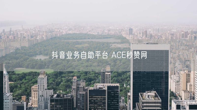 抖音业务自助平台 ACE秒赞网