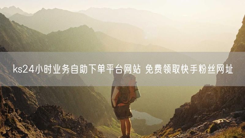ks24小时业务自助下单平台网站 免费领取快手粉丝网址