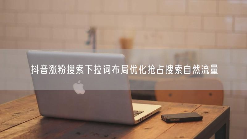 抖音涨粉搜索下拉词布局优化抢占搜索自然流量