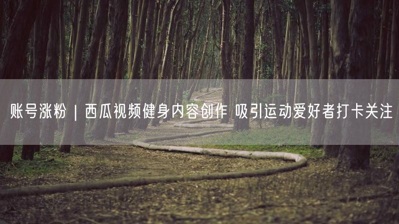 西瓜视频健身创作指南：吸引运动爱好者打卡涨粉
